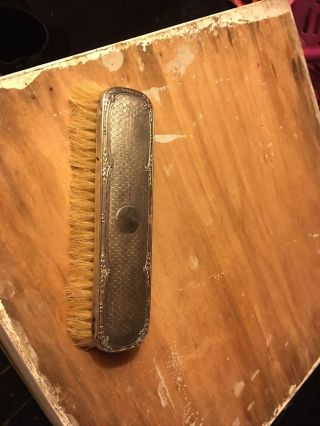 Vintage Sterling Silver Hair Brush 6 1/2”