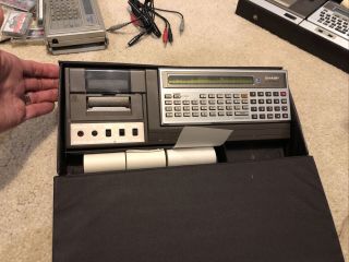 Sharp Pc - 1211 Pocket Computer With Printer And Cassette Interface