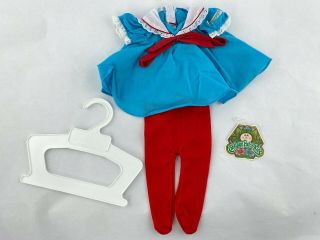 Rare Authentic Vtg Cabbage Patch Kids Girls Doll Clothes Outfit Coleco 80 