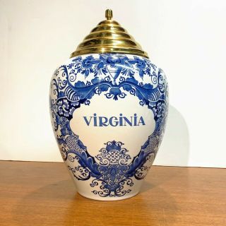 Vintage Royal Goedewaagen Williamsburg Restoration Virginia Tobacco Jar