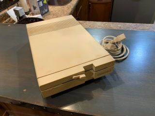 Commodore 1571 Floppy Disk Drive W/power Cord Test Disk