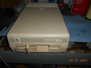 Commodore 1541 Floppy Disk Drive  Powers On With Power Cord