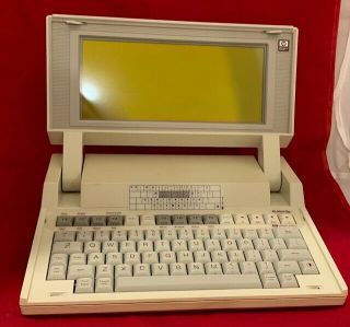Vintage 1985 Hp Portable Plus Laptop Computer 45711e 300/1200 Bps Modem