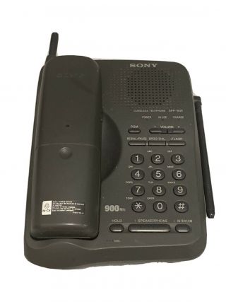 Vintage Sony Spp - 935 900mhz Cordless Telephone And Digital Answering System