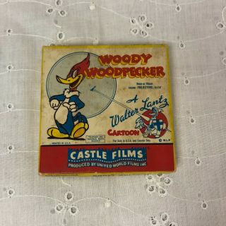 5 Vintage 8mm Reels Cartoon Films - Woody Woodpecker,  Castle Films,  Box 2