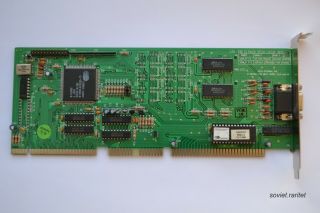 Cirrus Logic Gd5429 1mb Vesa Vlb Vga Video Graphics Card For Pc486 Retro System