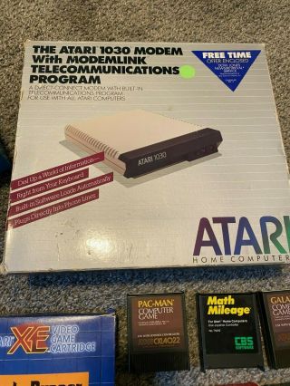 Atari Xe Xl 1030 Computer Modem