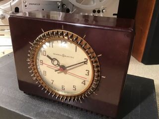 Vintage Bakelite Ge General Electric 8h58 Clock Timer Mid Century