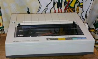 Panasonic Kx - P1092 Dot Matrix Parallel Printer & Cover & Prints Well