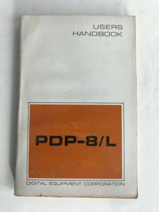 Dec Digital Pdp - 8/l User Handbook 1968