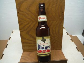 Shiner Longneck Beer Bottle Texas Special Vintage