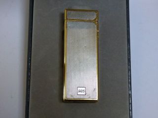 Dunhill Rollagas Lighter - 925 Silver Panels with Gold Plated Trim - Boxed,  Booklet 2