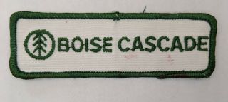 Boise Cascade Company Patch Applique Vintage Sew On 4 " X 1.  5 "