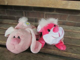 Pink Bunny Rabbit Plush Stuffed Animals Dan Dee And Kelly Toys 10 "