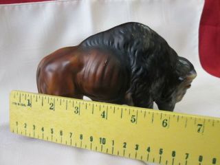 Charming Vintage Ceramic Bison/Buffalo Bull Figure Figurine 2