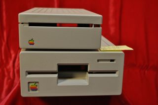 Vintage Apple Ii 5 1/4 " And 3 1/2 " Floppy Disk Drive Cases Restored
