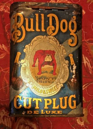 Vintage Advertising Bulldog Tobacco Vertical Pocket Tobacco Tiny