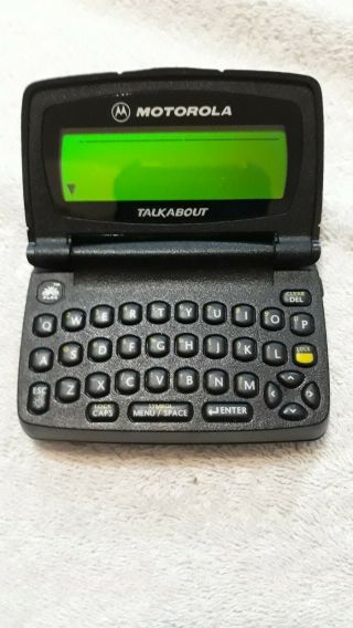 Vintage Motorola Talkabout Pager A06pkb5806aa Text Pagewriter Beeper Arch