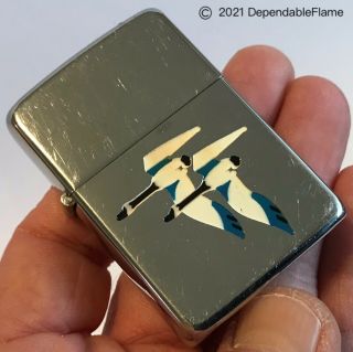 ✌️1949 Or 1950 Town And Country Geese Zippo Windproof Lighter✌️