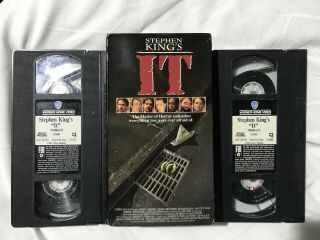 Stephen King’s It Vintage Vhs Movie 1993 Very Rare Release Clown Horror Thriller