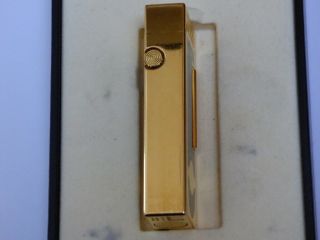 Dunhill Rollagas Pipe Lighter - Lacquered Panels with Gold Plated Trim - Boxed 4
