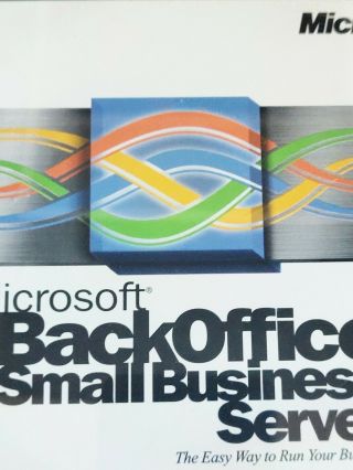 Microsoft Backoffice Small Business Server 4.  0 3 Discs Only