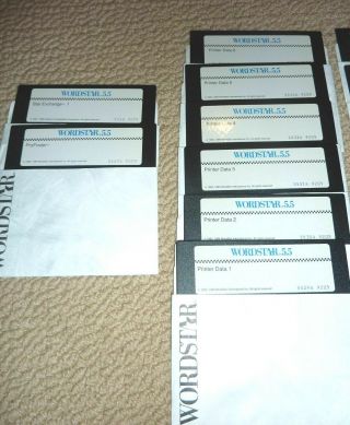 Word Star 5.  5 for IBM PC Compatibles Vintage 22x 5.  25 