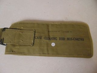 US MILITARY VINTAGE WW2 WORLD WAR TWO CASE CLEANING ROD M15 - C64274A CHIC 2