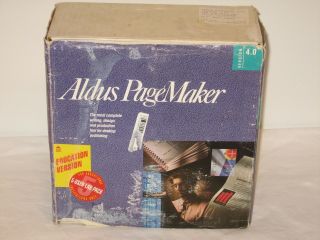 Aldus Page Maker Education Version 4.  O For Windows 3.  0 With Adobe Type Manager