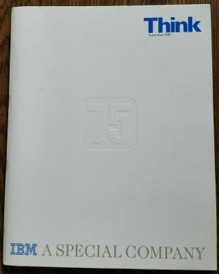 Huge Ibm 75th Anniversary Book Ibm 650 1401 360 7090 W/ibm Hard Cover