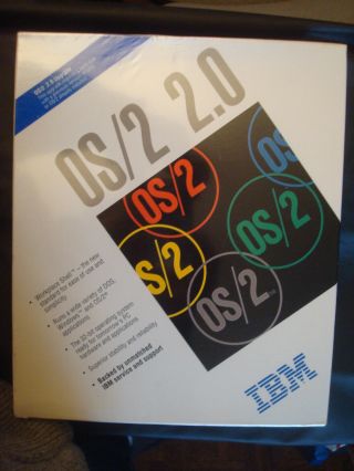 Ibm Os/2 2.  0 Version 2.  00 Upgrade 3.  5 " In Retail Shrinkwrap Box (nos)
