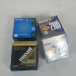 Sony And Maxell 30 Micro Floppy Disks High Density