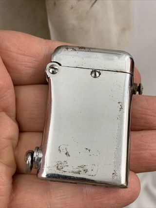 Vintage Thorens Double Claw Pocket Lighter - Switzerland Patent - Side Filler