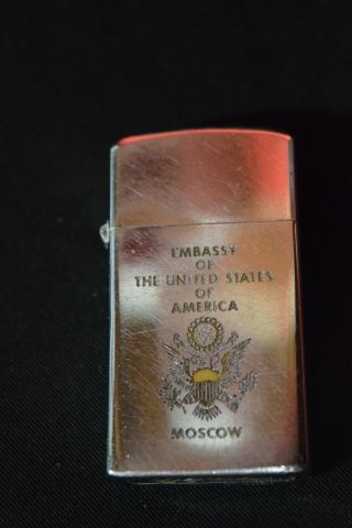 American Embassy Moscow Slim ZIPPO Lighter 3