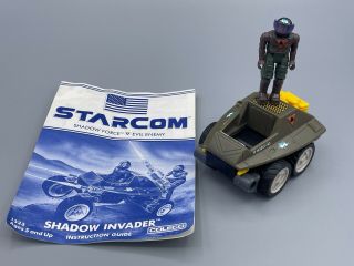 Vintage Coleco Starcom Shadow Invader W/ Maj Romak 100 Complete W/ Instructions