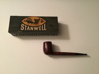 Vintage Stanwell Pipe Regd.  No.  969 - 48 Old Briar With Orig.  Box No.  374 Denmark
