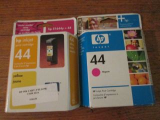 Combo Hp 51644y 44y Yellow And Hp 51644m 44m Ink Cartridges