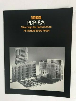 PDP - 8/A DEC Advertising PDP8 2