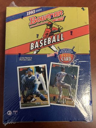 1993 Bowman Baseball Card Box Jeter Rookie
