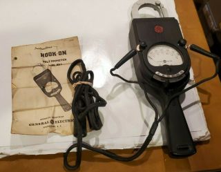 General Electric Ge Type Ak - 1 Clamp - On Clamp Meter With Instructions Vintage