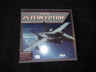 1988 Amiga 512k F/a - 18 Interceptor Software
