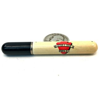 Vintage Tube Cigarette Lighter Adv Arthur D Crane Co Sparta Nj Lake Mohawk Nos