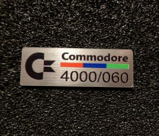 Commodore Amiga 4000 060 Label / Logo / Sticker / Badge 42 X 15 Mm [271k]