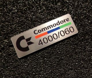 Commodore Amiga 4000 060 Label / Logo / Sticker / Badge 42 x 15 mm [271k] 2