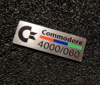 Commodore Amiga 4000 060 Label / Logo / Sticker / Badge 42 x 15 mm [271k] 3