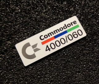 Commodore Amiga 4000 060 Label / Logo / Sticker / Badge 42 x 15 mm [271m] 2