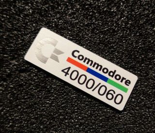 Commodore Amiga 4000 060 Label / Logo / Sticker / Badge 42 x 15 mm [271m] 3