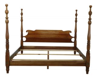 51281ec: Stickley King Size Cherry Valley Poster Bed