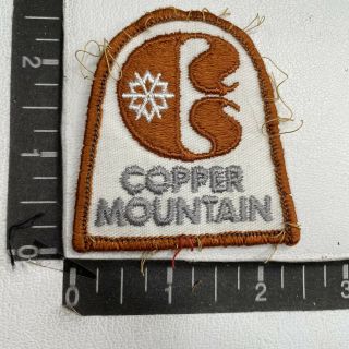 Vtg Colorado Cooper Mountain Snow Ski Resort Patch 03wq