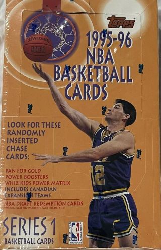 1995 - 96 Topps Basketball Series 1 - Jumbo Box Factory